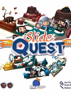 Slide Quest Board Game Blue Orange Games Family Game Night Game